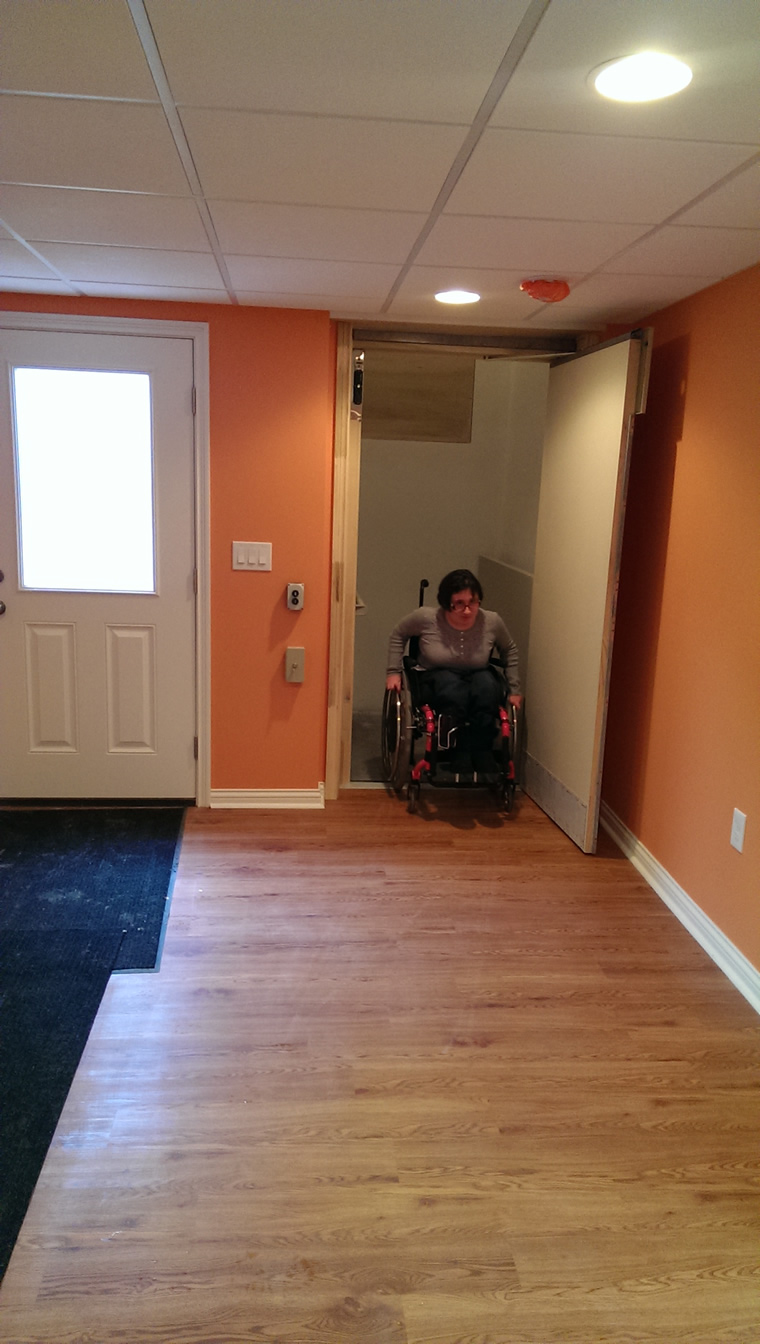 Handicap remodeling - Spina bifida automatic door 2