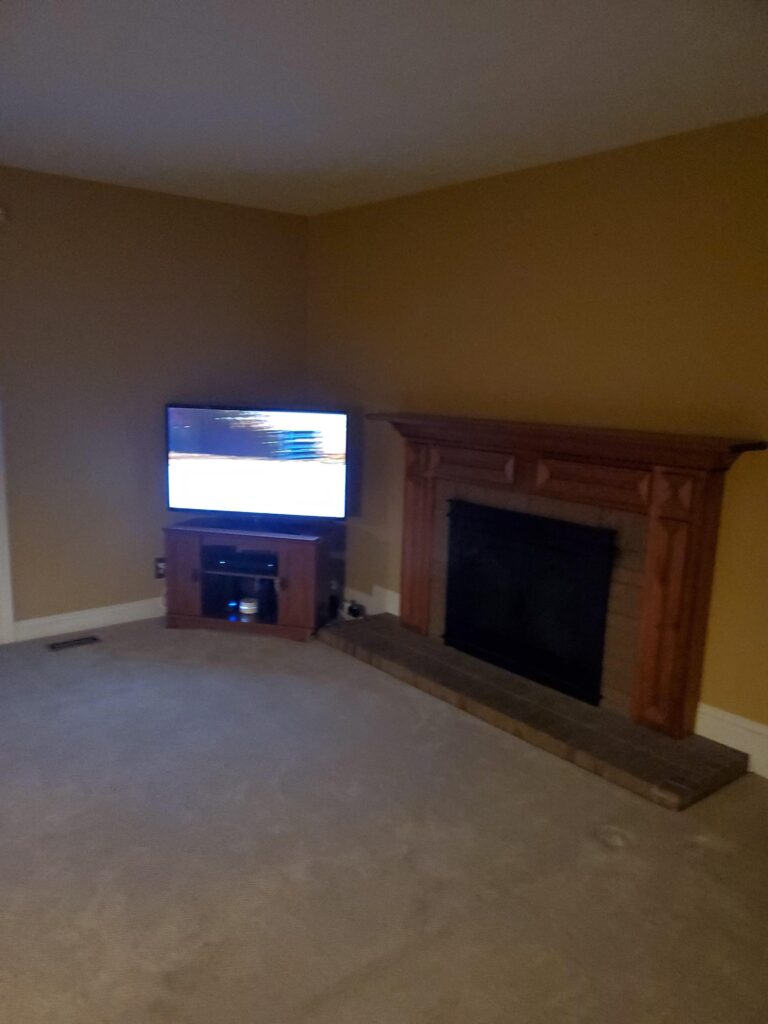 Anderson Township remodel - Before - living room