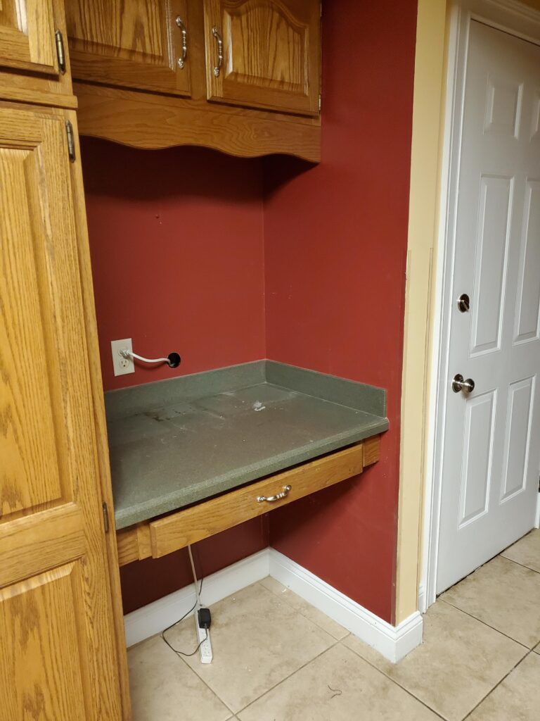 Anderson Township remodel - Before - desk