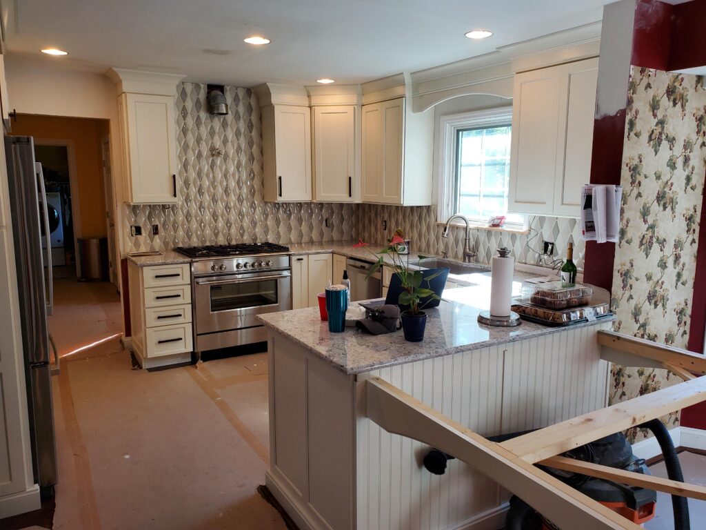 Anderson Township remodel - During - Cabinets 3