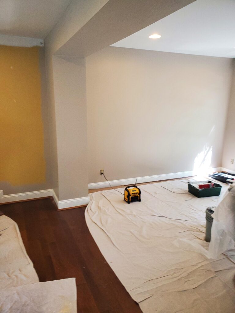 Anderson Township remodel - During - Painting
