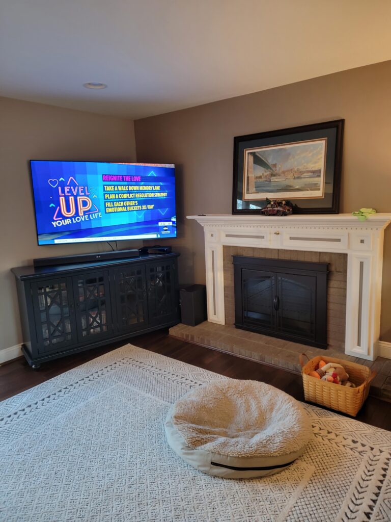 Anderson Township remodel - After - fireplace
