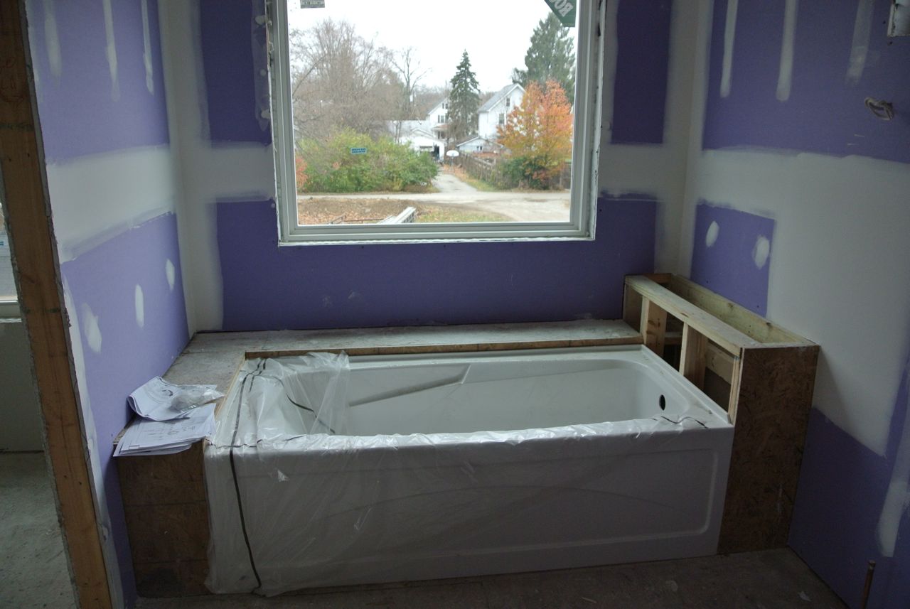 Bathroom remodeling - Bathtub during remodel