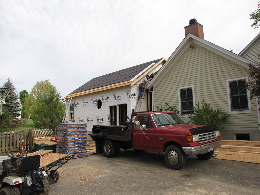 Home addition - during