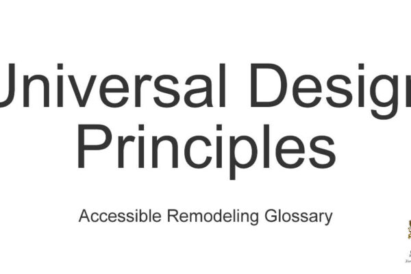 Universal Design principles