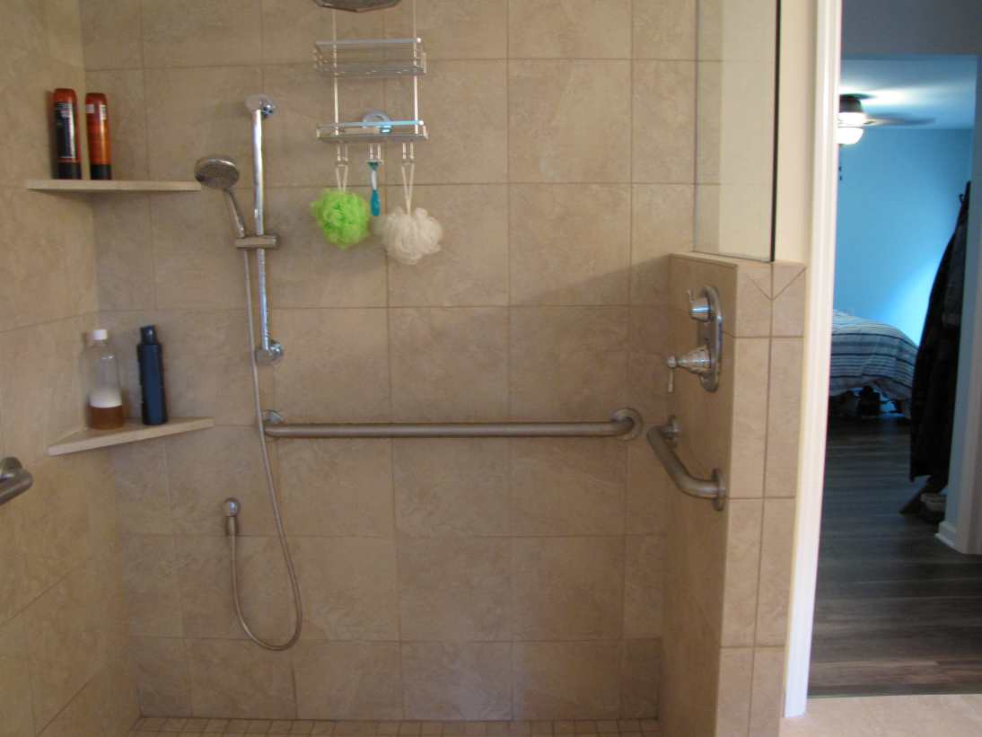 wheelchair accessible shower